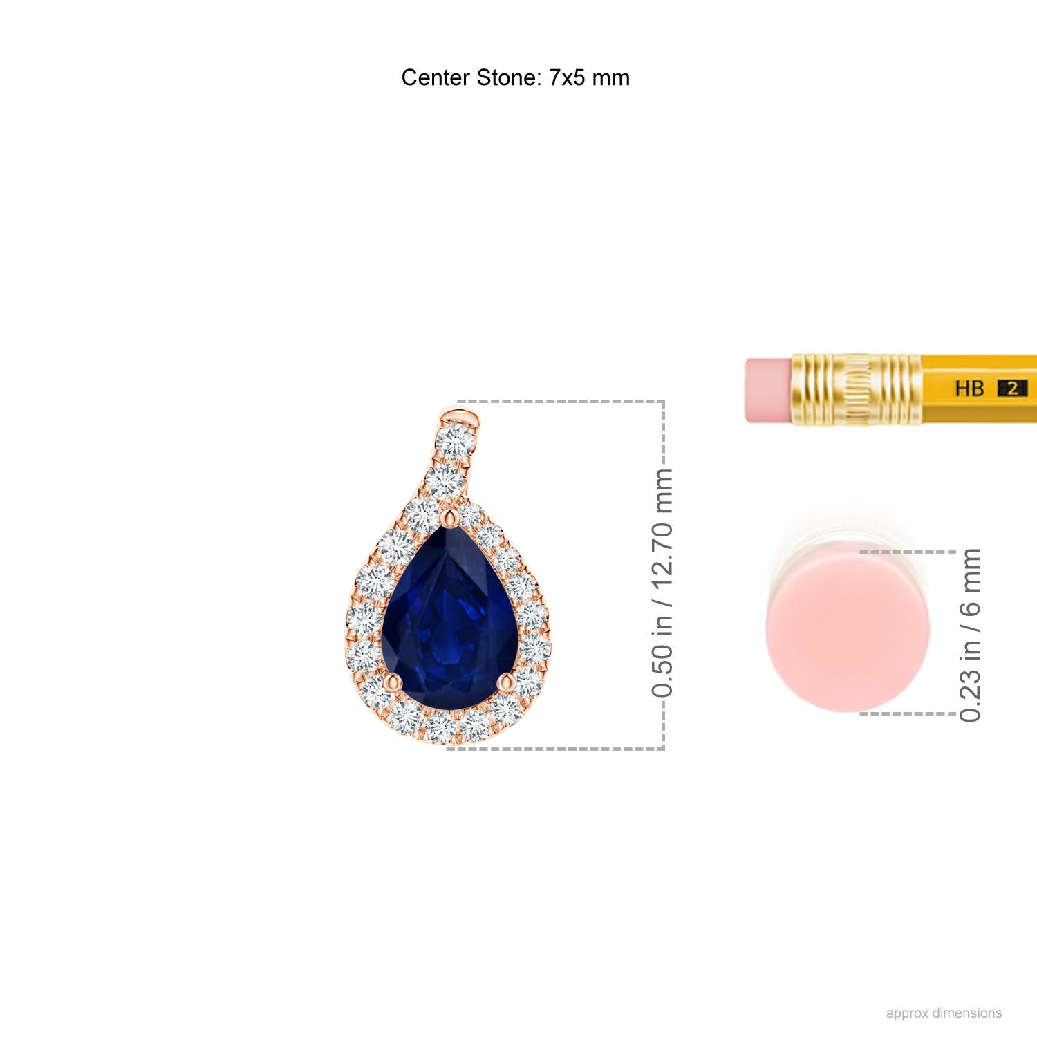 AA - Blue Sapphire / 1.76 CT / 14 KT Rose Gold