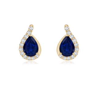 Pear AA Blue Sapphire
