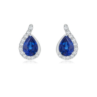 Pear AAA Blue Sapphire