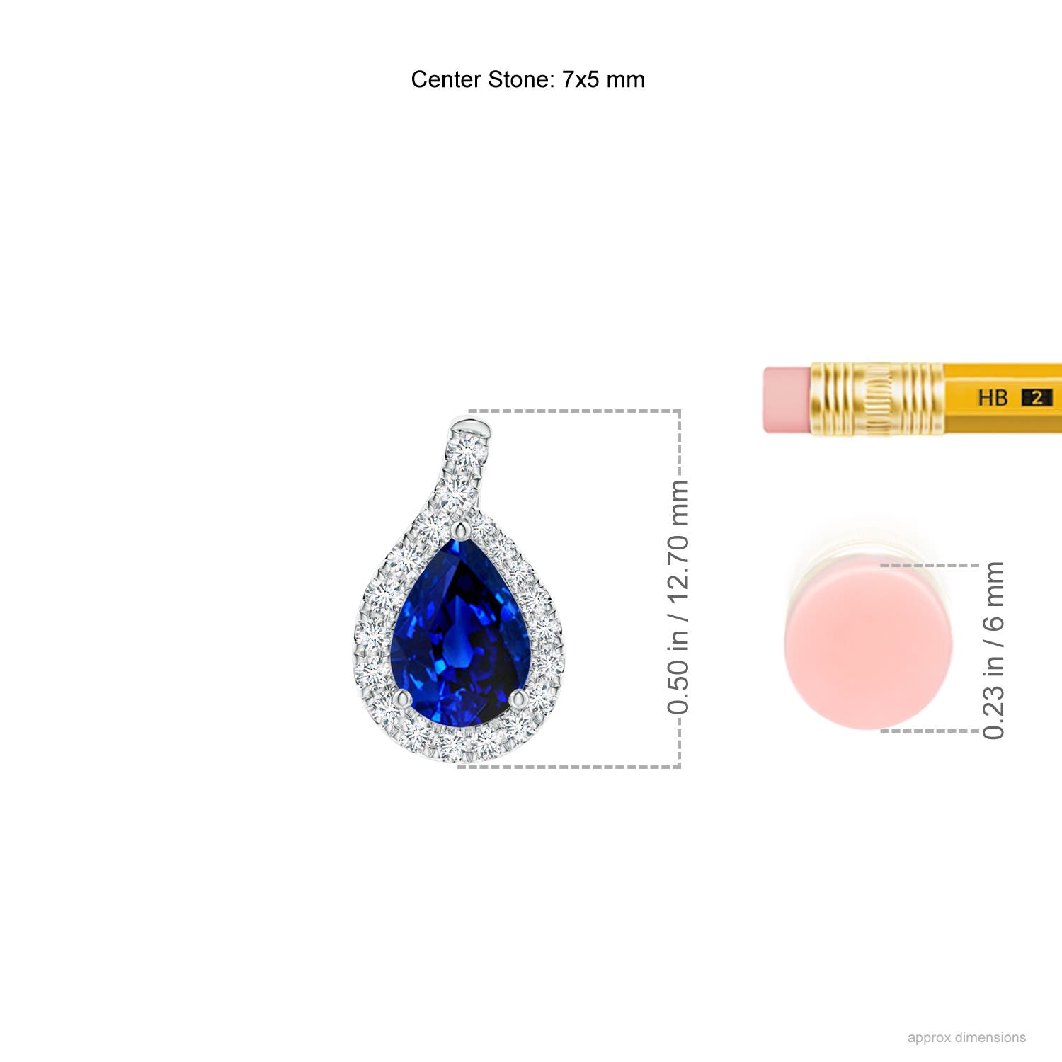 AAAA - Blue Sapphire / 1.76 CT / 14 KT White Gold