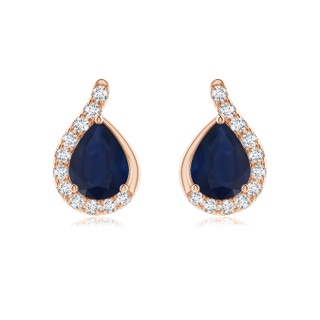 Pear A Blue Sapphire