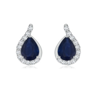 Pear A Blue Sapphire