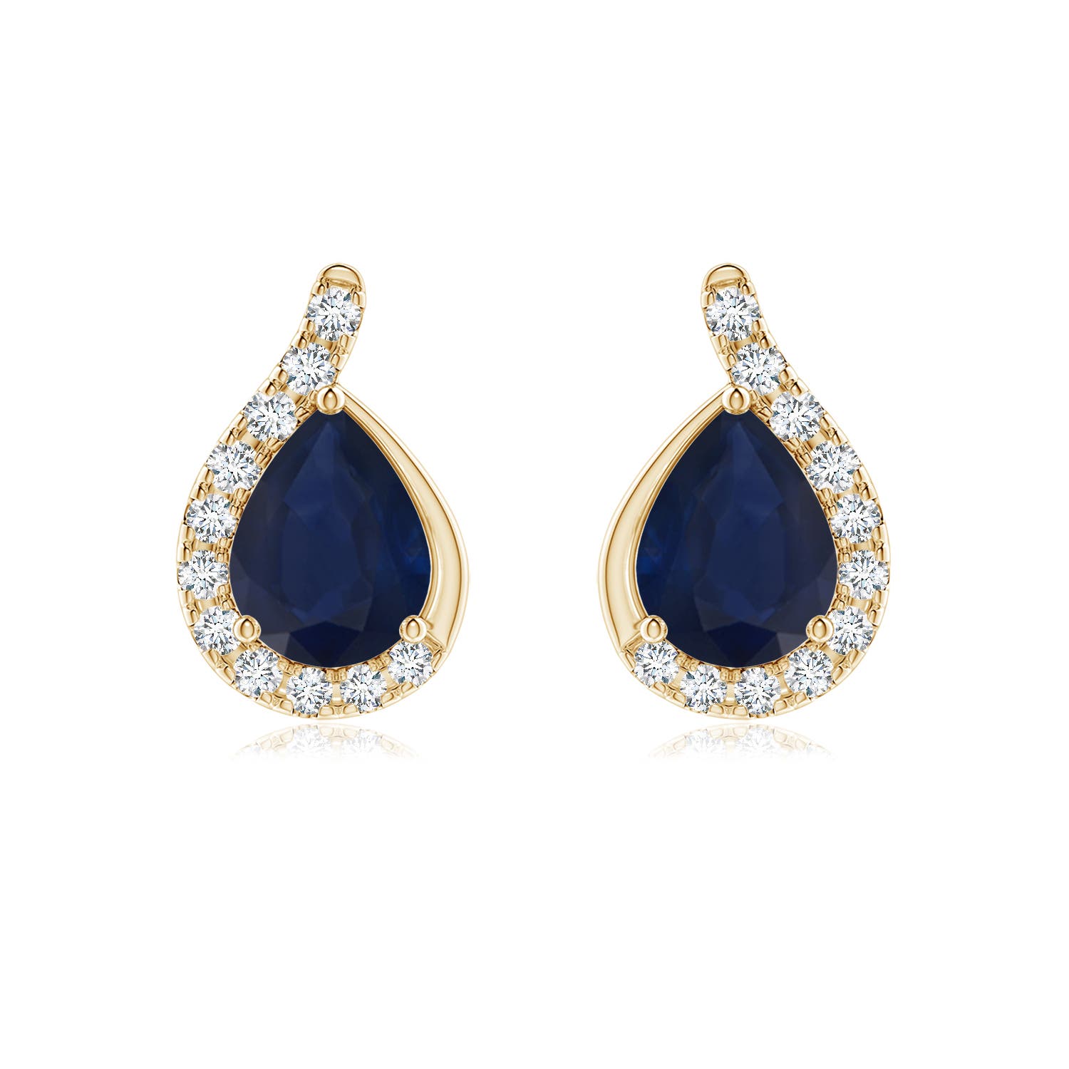 A - Blue Sapphire / 2.68 CT / 14 KT Yellow Gold