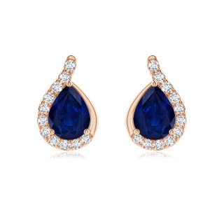 Pear AA Blue Sapphire