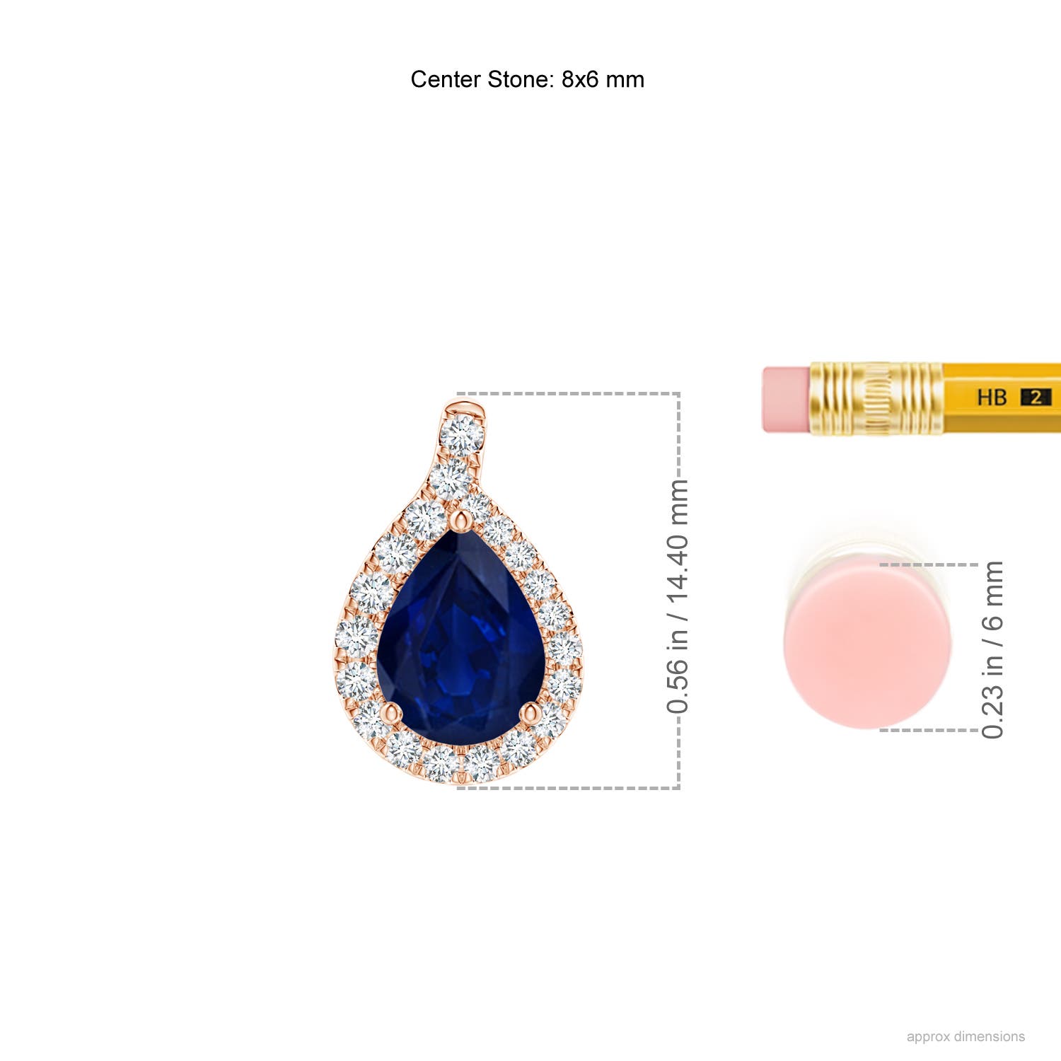 AA - Blue Sapphire / 2.68 CT / 14 KT Rose Gold