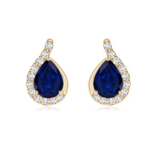 Pear AA Blue Sapphire