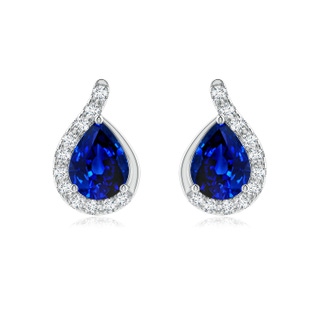 Pear AAAA Blue Sapphire