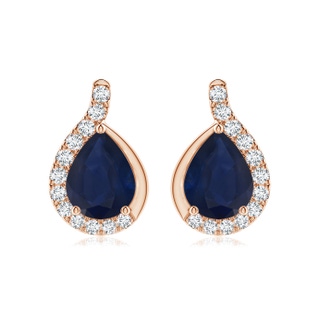 Pear A Blue Sapphire