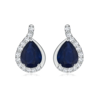Pear A Blue Sapphire