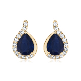 Pear A Blue Sapphire