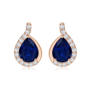 Pear AA Blue Sapphire