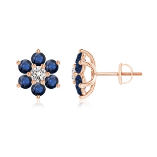 Round AA Blue Sapphire