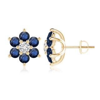 Round AA Blue Sapphire