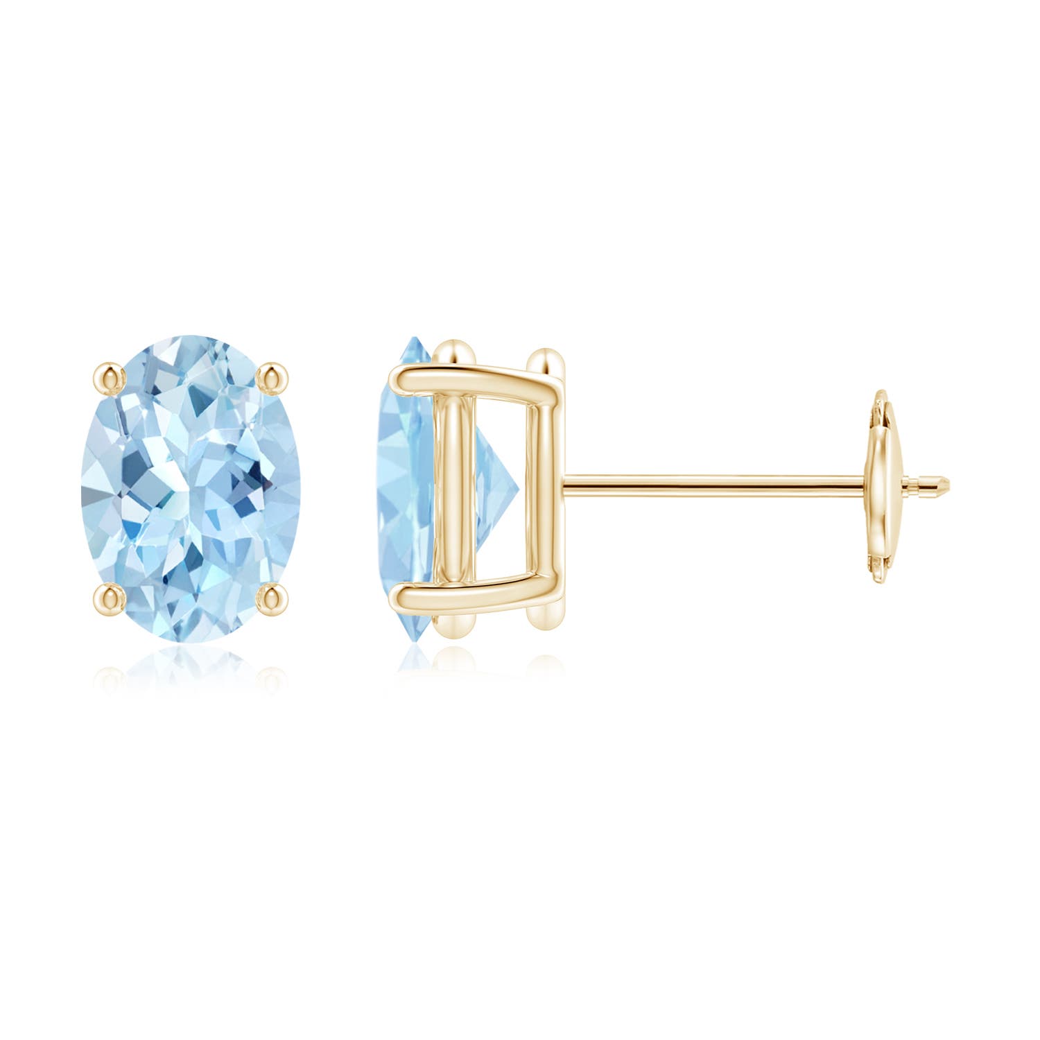 AAA - Aquamarine / 1.2 CT / 14 KT Yellow Gold