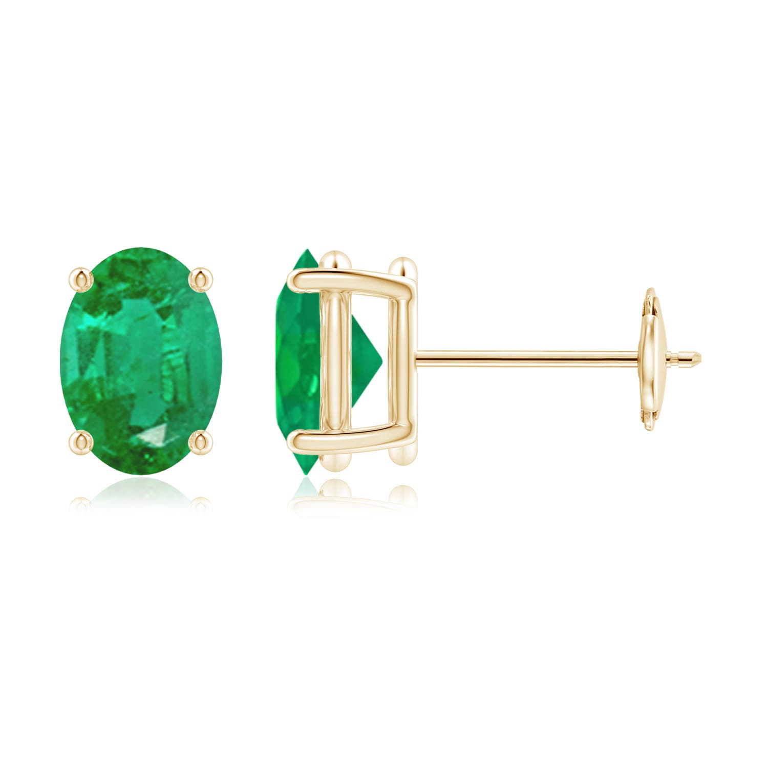 AA - Emerald / 1.32 CT / 14 KT Yellow Gold