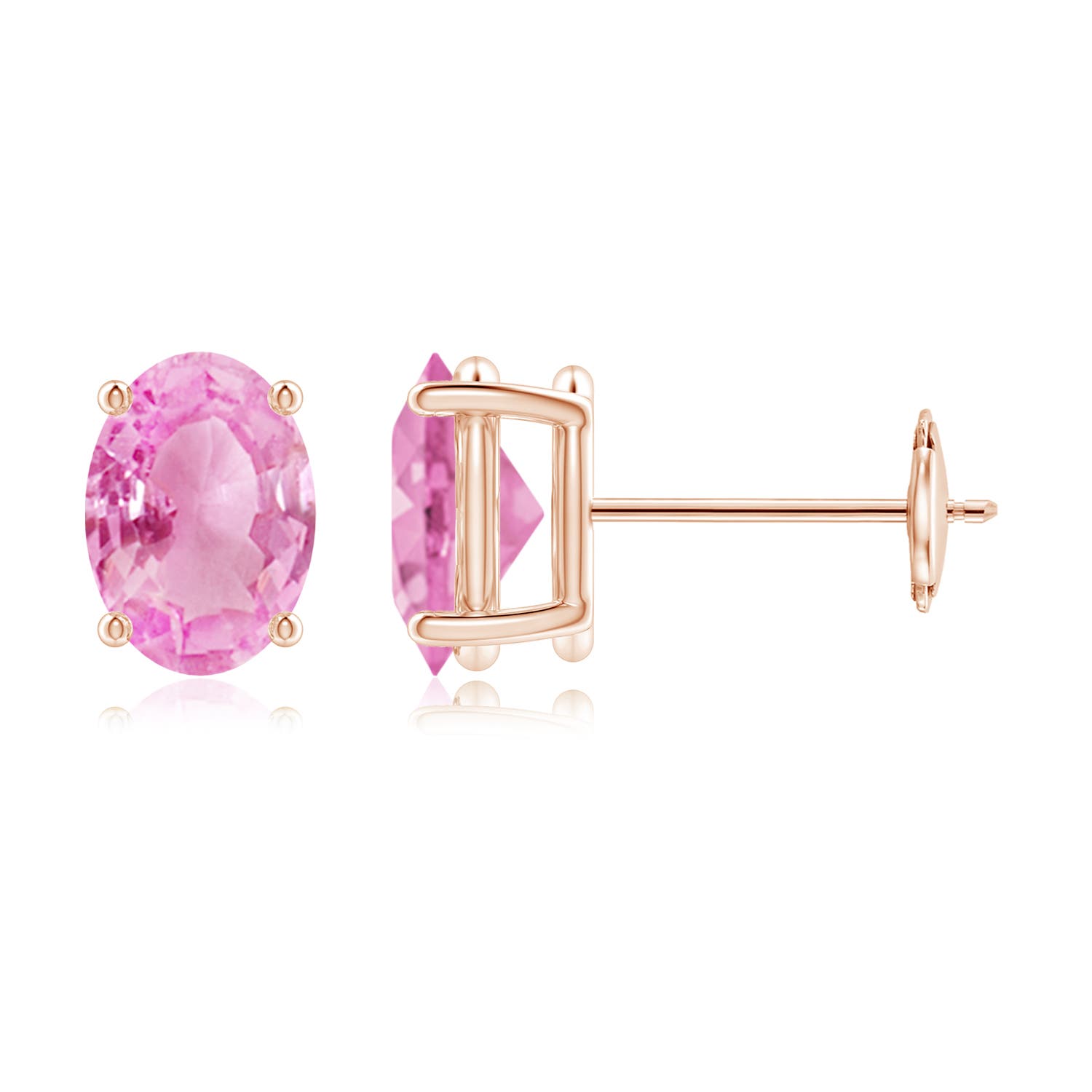 A - Pink Sapphire / 1.7 CT / 14 KT Rose Gold