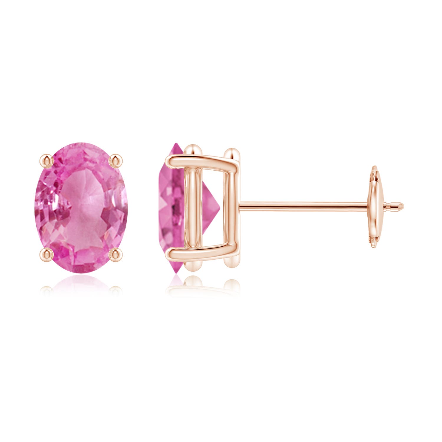 AA - Pink Sapphire / 1.7 CT / 14 KT Rose Gold