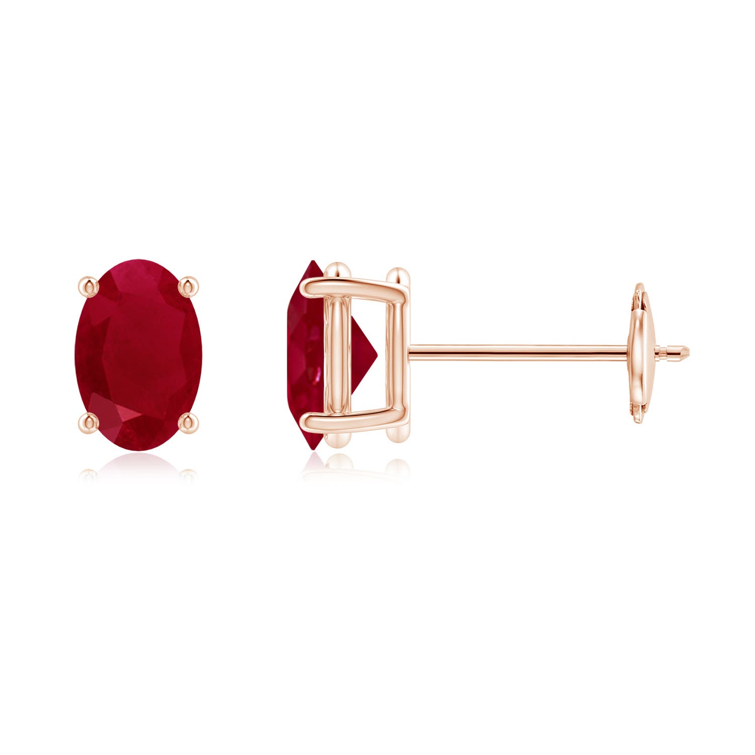 AA - Ruby / 1.2 CT / 14 KT Rose Gold