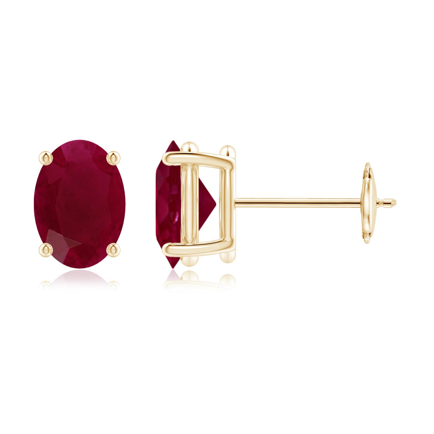 A - Ruby / 2 CT / 14 KT Yellow Gold