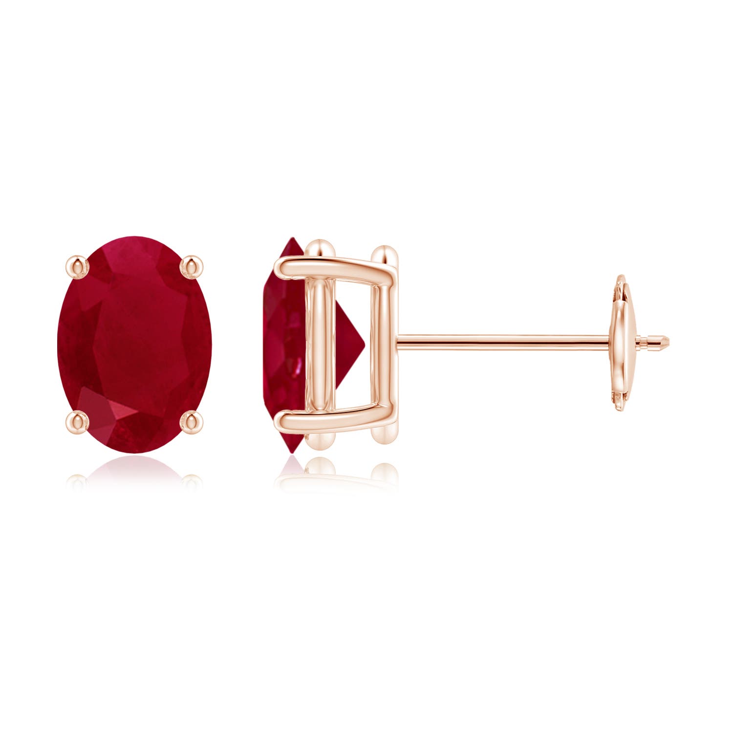 AA - Ruby / 2 CT / 14 KT Rose Gold