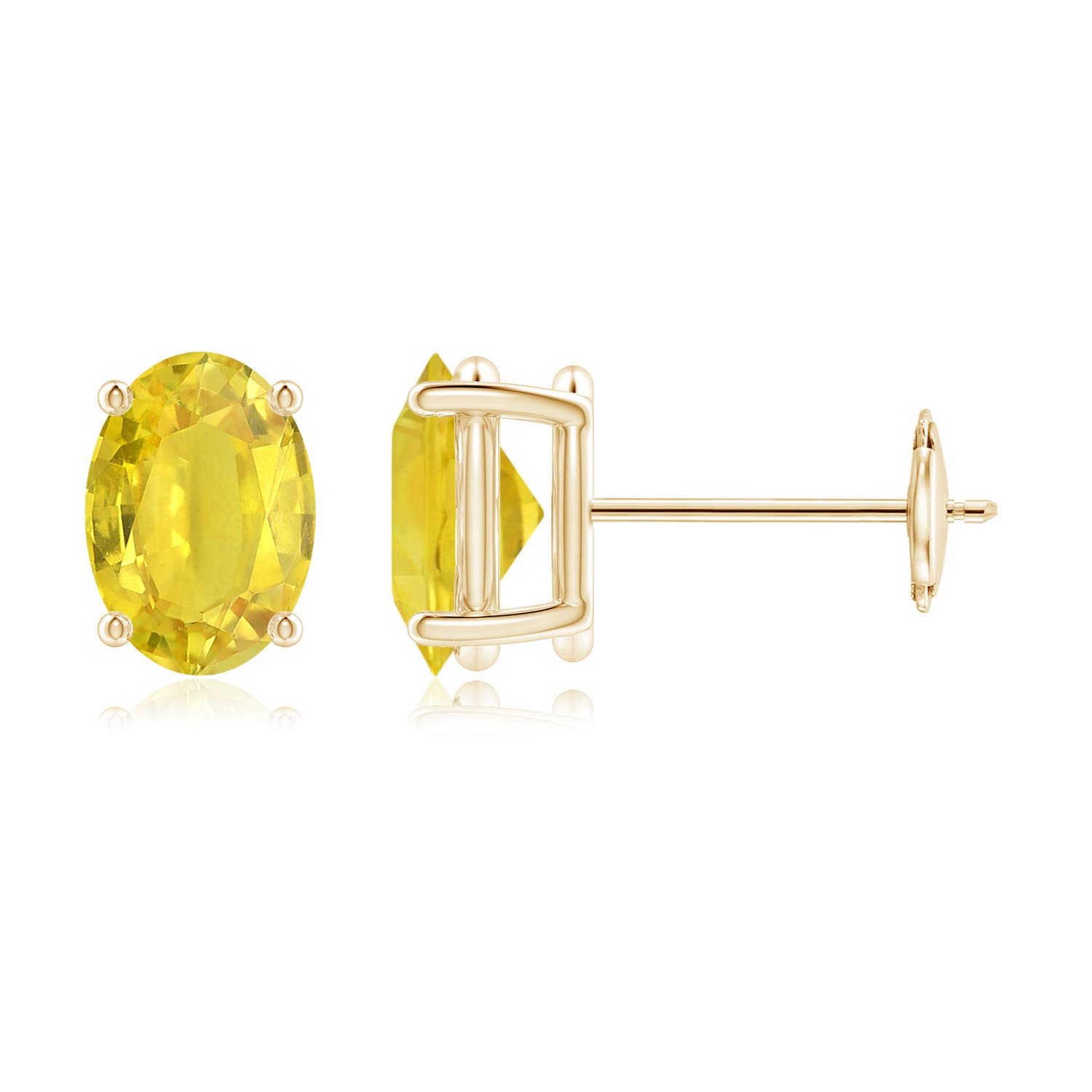 AA - Yellow Sapphire / 2 CT / 14 KT Yellow Gold