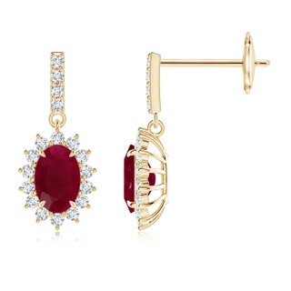 Oval A Ruby