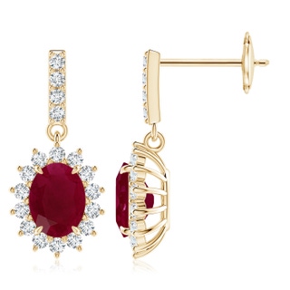 Oval A Ruby
