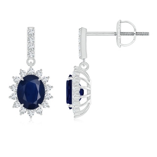 Oval A Blue Sapphire