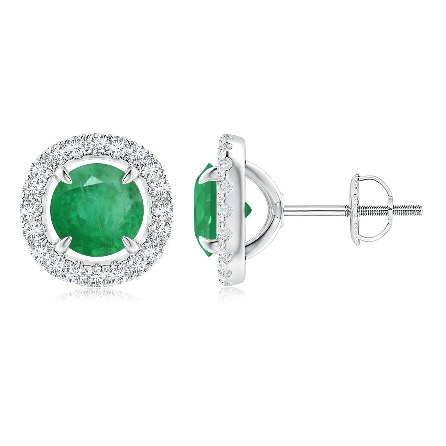 A - Emerald / 1.9 CT / 14 KT White Gold