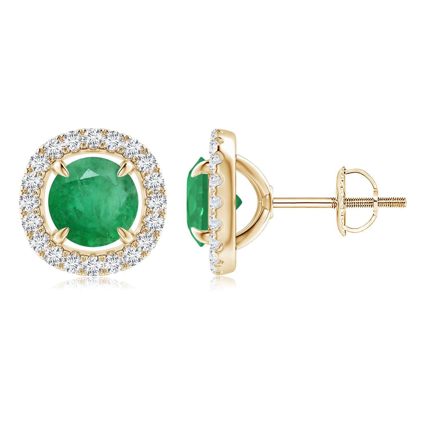 A - Emerald / 1.9 CT / 14 KT Yellow Gold