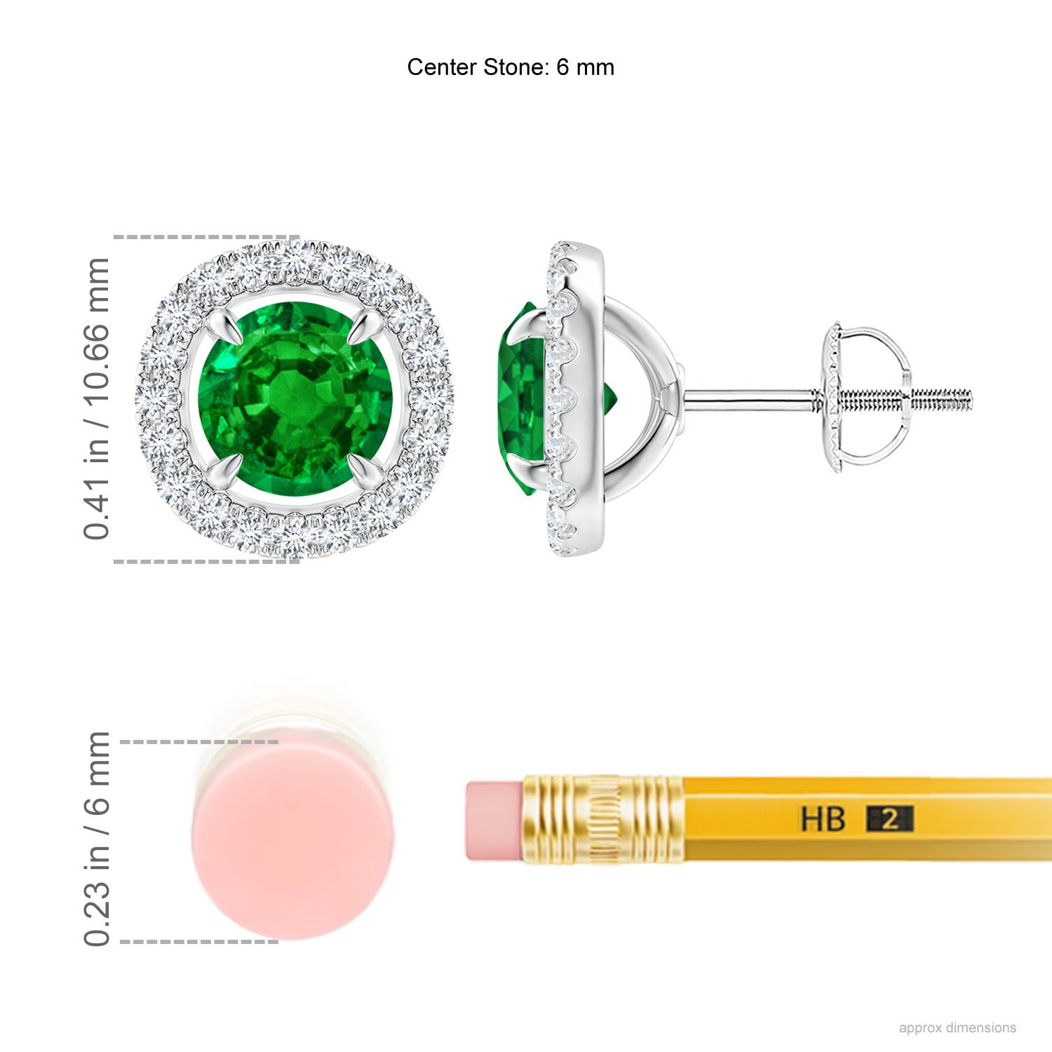 AAAA - Emerald / 1.9 CT / 14 KT White Gold