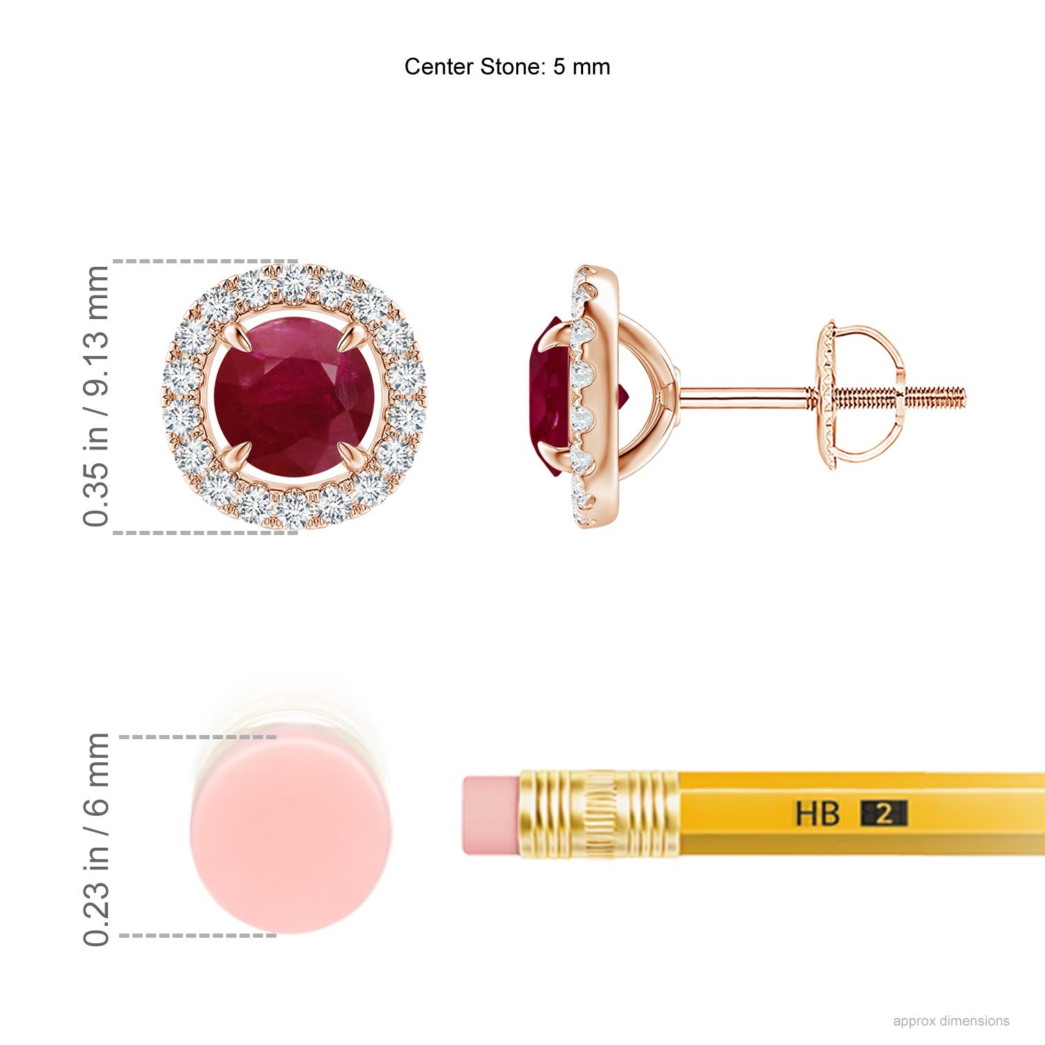 A - Ruby / 1.49 CT / 14 KT Rose Gold