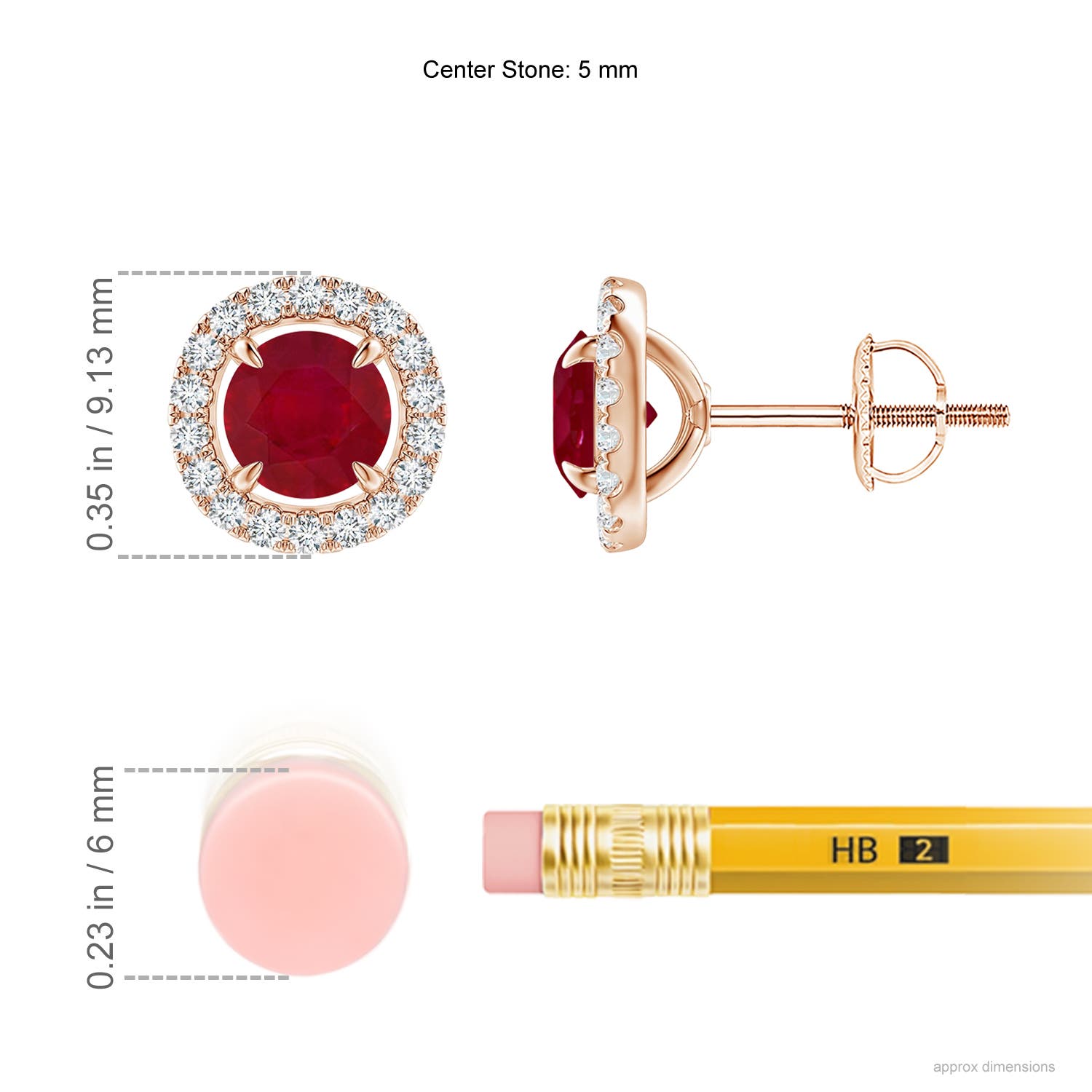 AA - Ruby / 1.49 CT / 14 KT Rose Gold