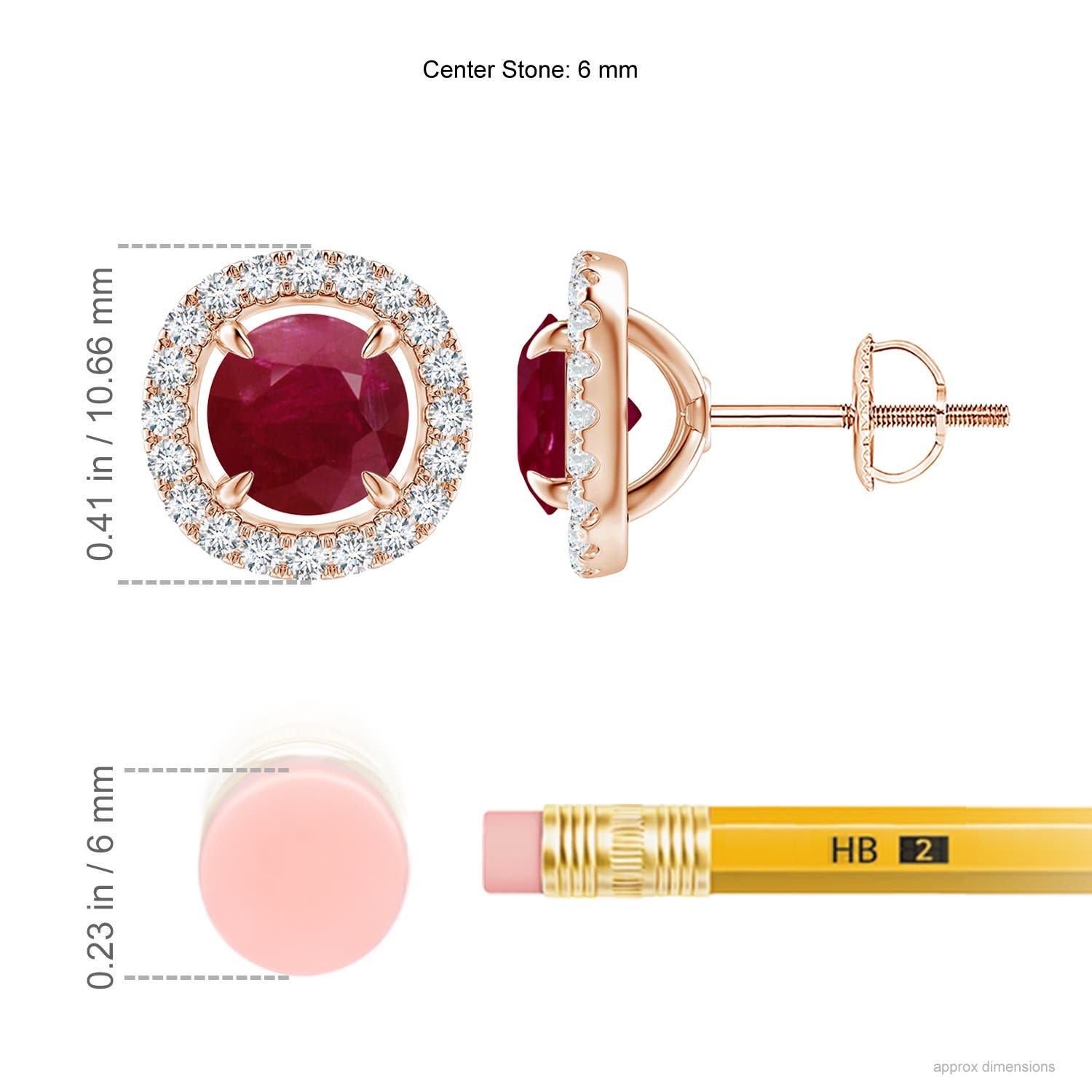 A - Ruby / 2.4 CT / 14 KT Rose Gold