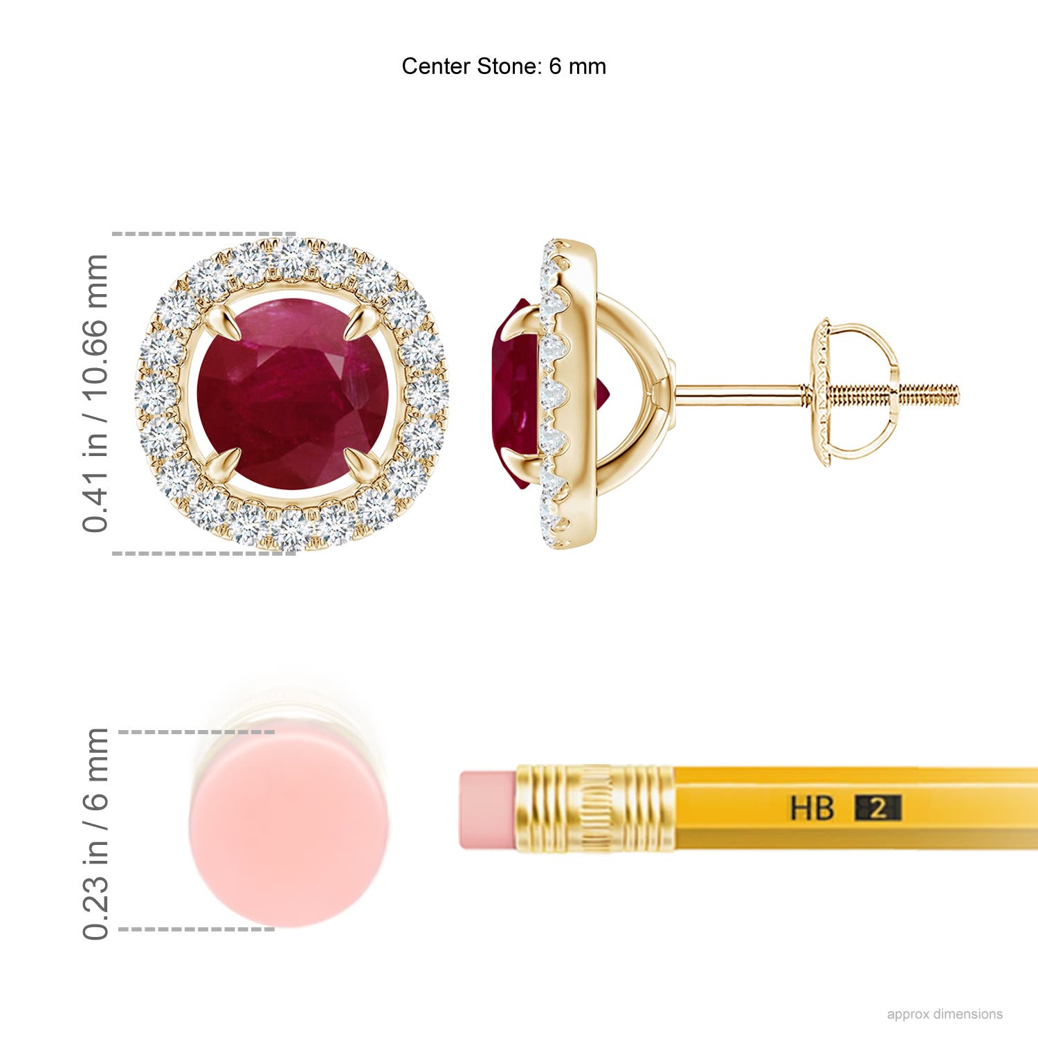 A - Ruby / 2.4 CT / 14 KT Yellow Gold