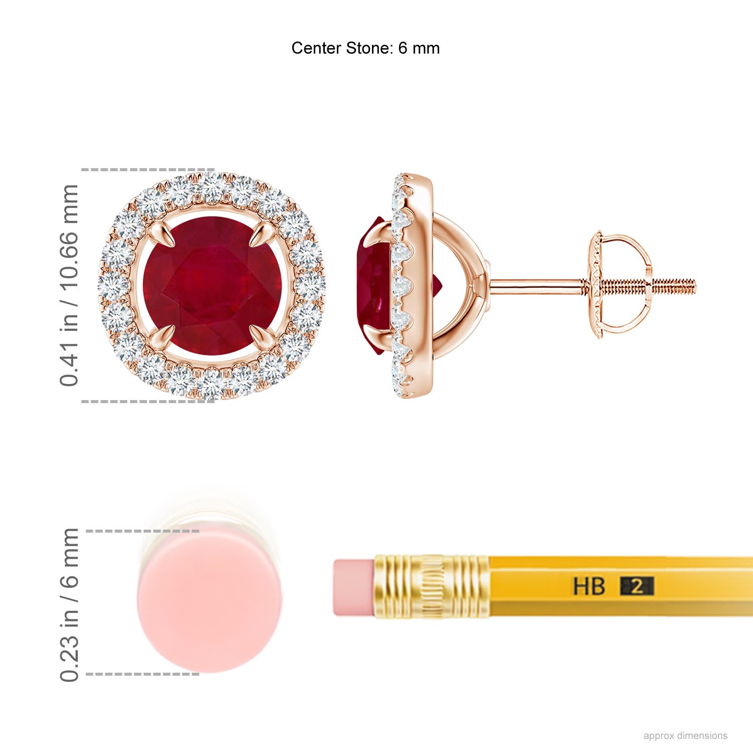 AA - Ruby / 2.4 CT / 14 KT Rose Gold