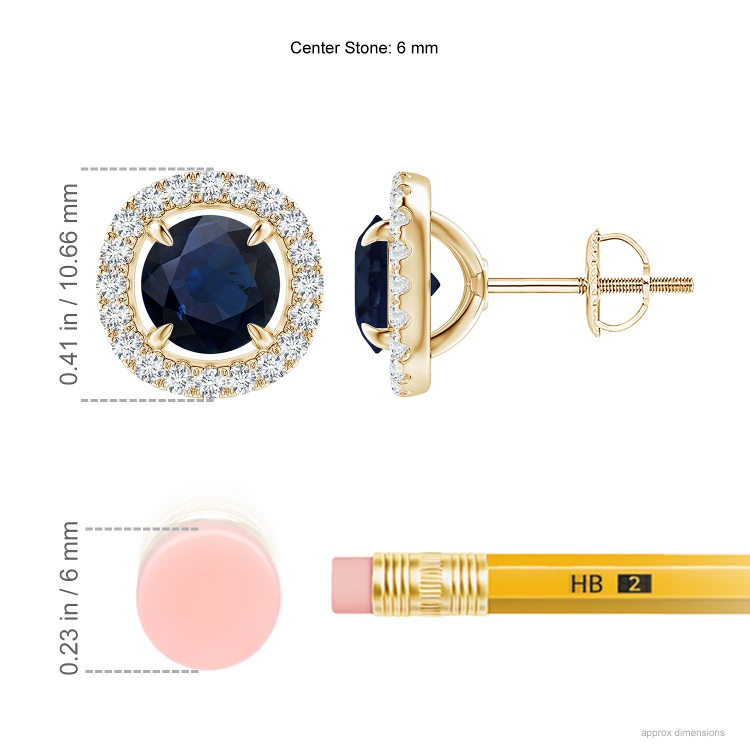 A - Blue Sapphire / 2.4 CT / 14 KT Yellow Gold