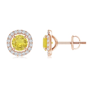 Round AA Yellow Sapphire