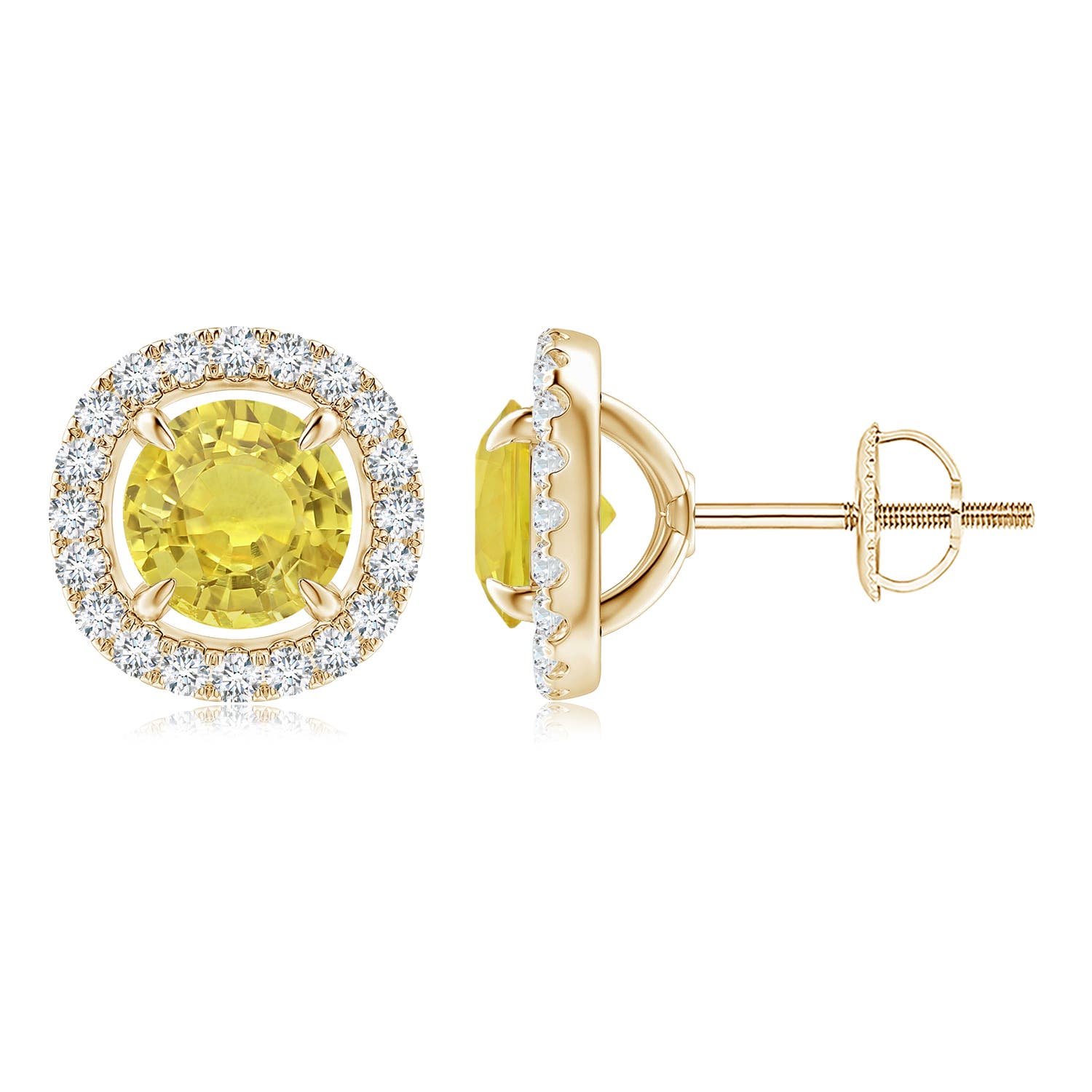 AA - Yellow Sapphire / 2.4 CT / 14 KT Yellow Gold