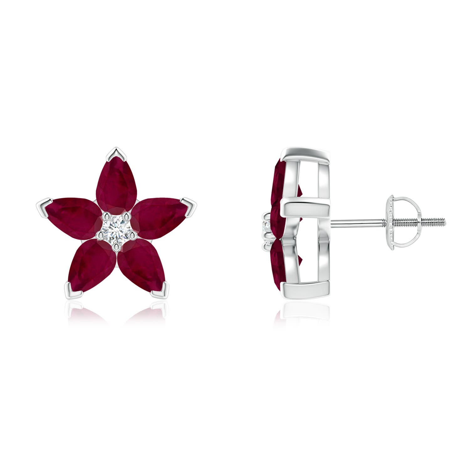 A - Ruby / 2.37 CT / 14 KT White Gold