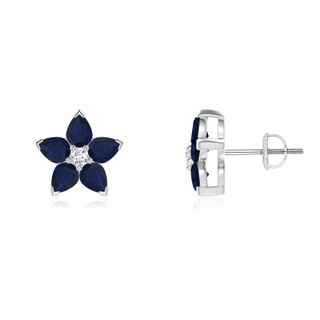 Pear A Blue Sapphire