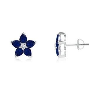 Pear AA Blue Sapphire