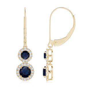 Round A Blue Sapphire