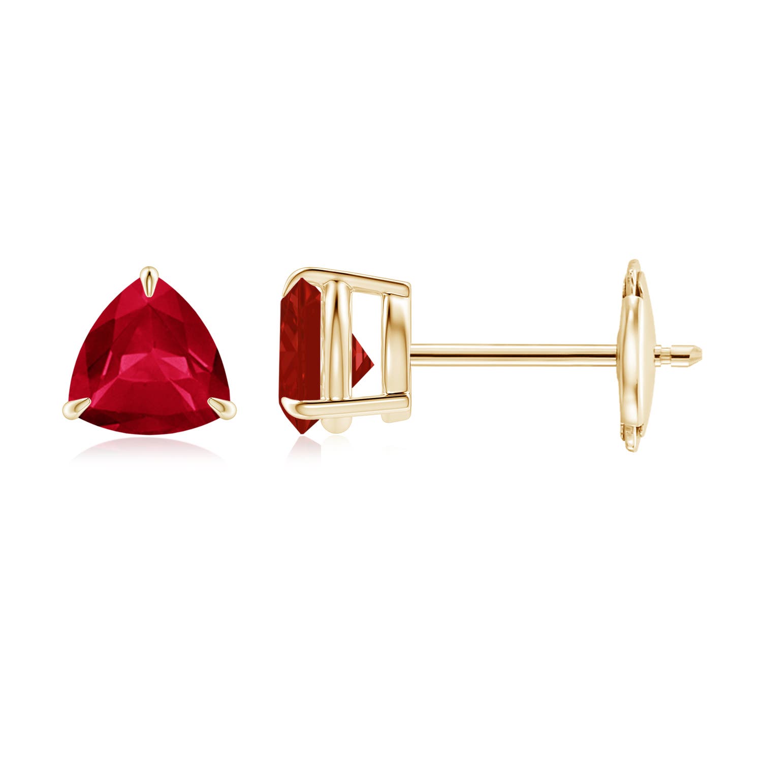 AA - Ruby / 1.1 CT / 14 KT Yellow Gold