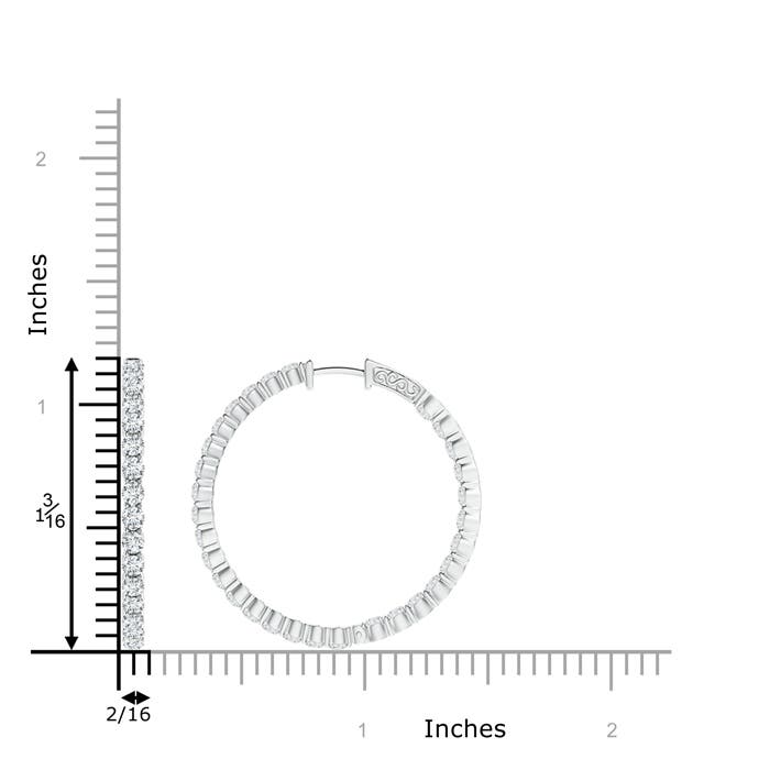 G, VS2 / 2.34 CT / 14 KT White Gold