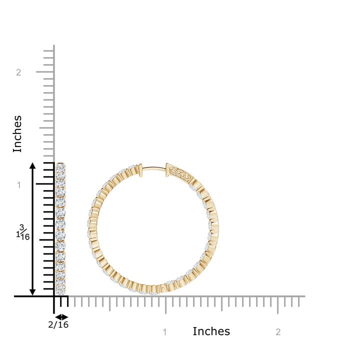 G, VS2 / 2.34 CT / 14 KT Yellow Gold