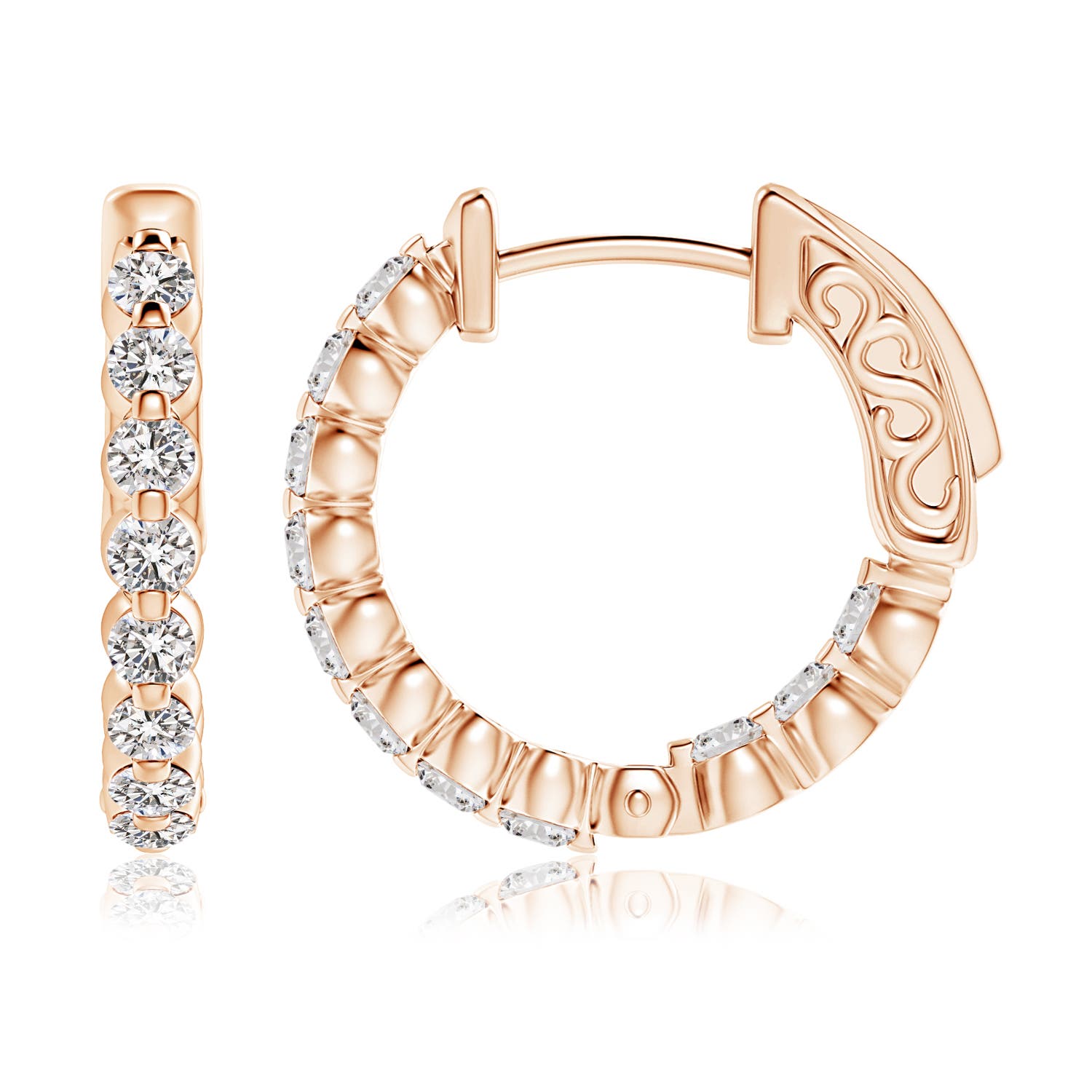 I-J, I1-I2 / 0.77 CT / 14 KT Rose Gold