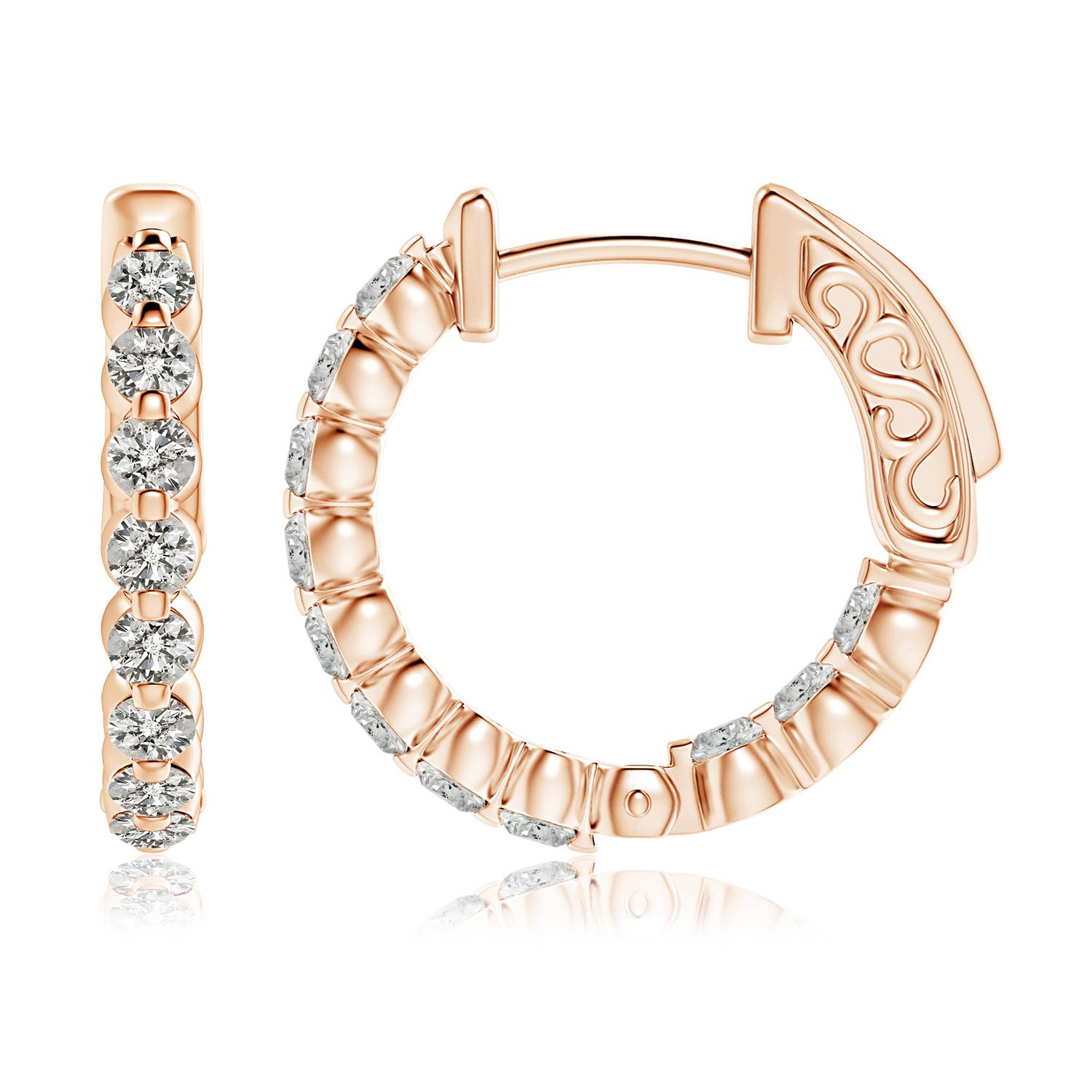 K, I3 / 0.77 CT / 14 KT Rose Gold