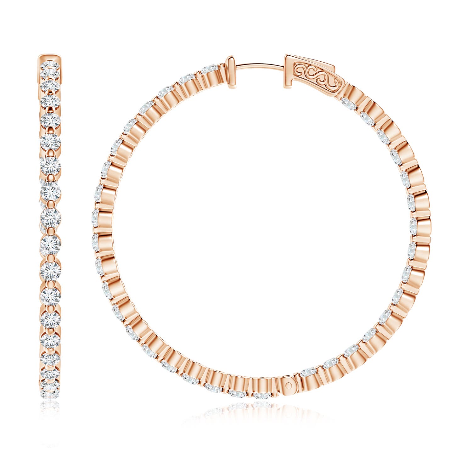 G, VS2 / 5.18 CT / 14 KT Rose Gold