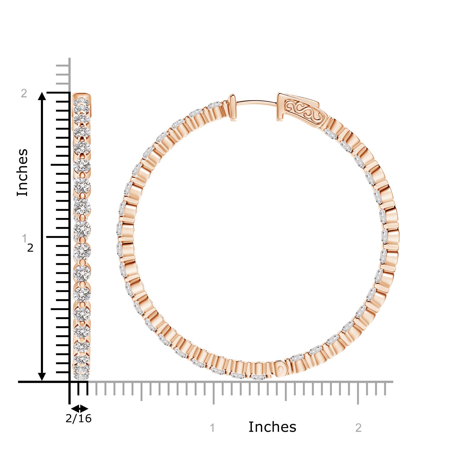 I-J, I1-I2 / 5.18 CT / 14 KT Rose Gold